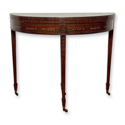 Sale Photo Thumbnail #99: English 19th Century Satinwood Games Table