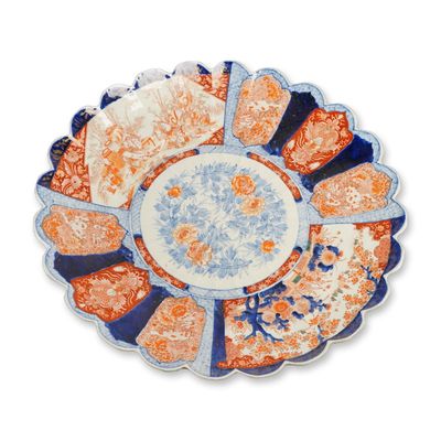 Sale Photo Thumbnail #41: Massive Japanese Imari Porcelain Charger, Meiji Period (19th Century)