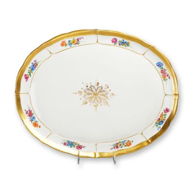 Sale Photo Thumbnail #216: 19th Century Meissen Porcelain Oval Platter