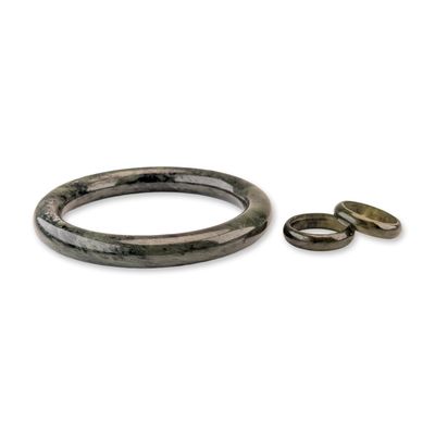 Sale Photo Thumbnail #662: 3pc Nephrite Jade Bangle and Rings