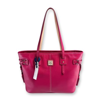 Sale Photo Thumbnail #448: Dooney & Bourke Raspberry Pebble Leather Tote