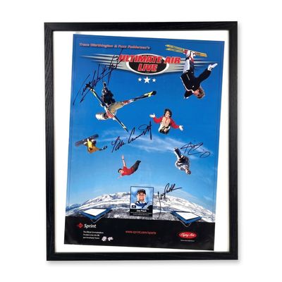 Sale Photo Thumbnail #85: Framed Multi-Signed Ultimate Air Live Promotional Poster