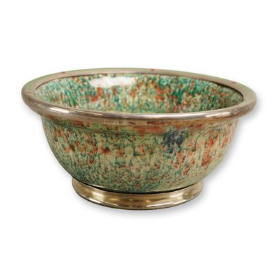 Sale Photo Thumbnail #471: European Silver-Mounted Porcelain Bowl, Early 20th Century