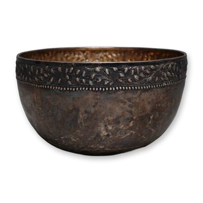 Sale Photo Thumbnail #699: Burmese Gilt Silver Bowl