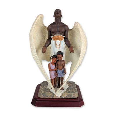 Sale Photo Thumbnail #348: Thomas Blackshear Ebony Visions The Guardian Limited Edition Sculpture