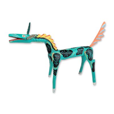 Sale Photo Thumbnail #709: Mexican Oaxacan Hand Painted Wood Alebrije Figure