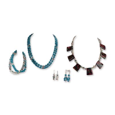 Sale Photo Thumbnail #205: 6pc Collection of Contemporary Beaded Jewelry