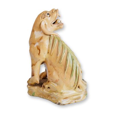 Sale Photo Thumbnail #51: Japanese Satsuma Lion Dog Figurine
