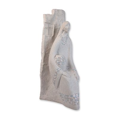 Sale Photo Thumbnail #590: David Fisher for Austin Productions Southwestern-Inspired Modernist Cast Stone Sculpture