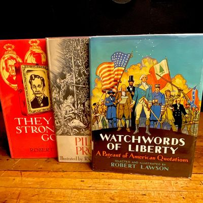1939-1966 A Trio of Robert Lawson Illustrated Hardcover Books in Protective Mylar Dust Jacket Covers