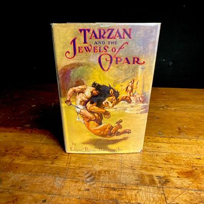 Burroughs, Edgar Rice. Tarzan and the Jewels of Opar. Grosset & Dunlap, c. 1943. (DJ)