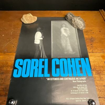 1983 Sorel Cohen Galerie Optica and P.S. 1 Exhibition Poster