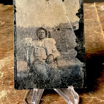 Mid-to-Late 19th Century Tintype Portrait of a Black Man