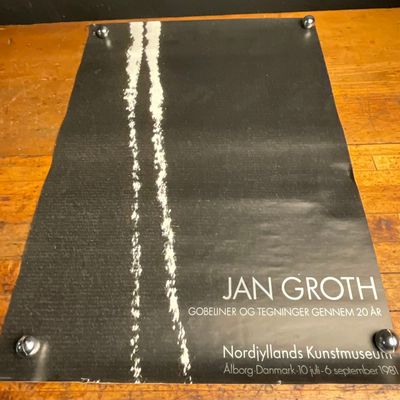 1981 Jan Groth Nordjyllands Kunstmuseum Exhibition Poster