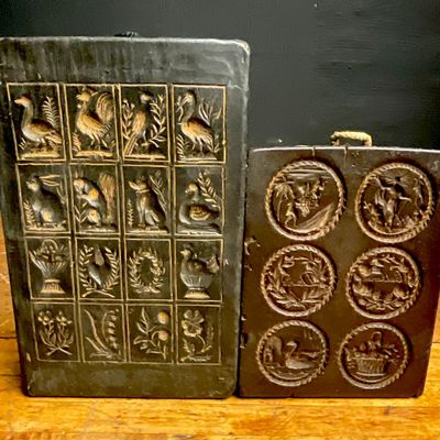 Late 19th Century German Cast Wax Springerle Molds