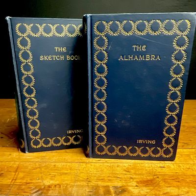 1921. Irving, Washington. The Sketch Book and The Alhambra. David McKay. Author's Revised Edition.