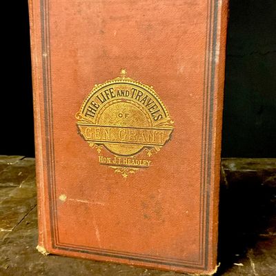 1879 The Life and Travels of General Grant by Hon. J. T. Headley Salesman's Sample Book