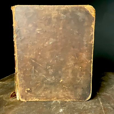 1853-1873. The Holy Bible. Mid-19th Century Family Bible with Hill Family Records.