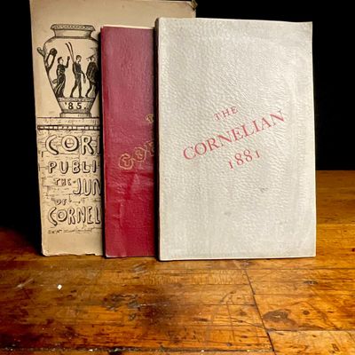 1881-1884 A Trio of Cornell University The Cornelian Yearbooks