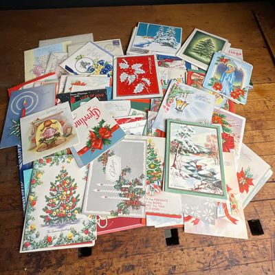 1951 and Mid-Century Collection of Holiday and Seasonal Greeting Cards with Envelopes