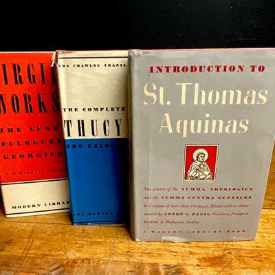 1934-1948. A Trio of Modern Library Hardcover Books. Virgil, Thucydides, Aquinas. (DJ)