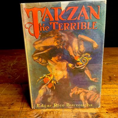 Burroughs, Edgar Rice. Tarzan the Terrible. Grosset & Dunlap, 1921. Madison Square Edition (DJ)