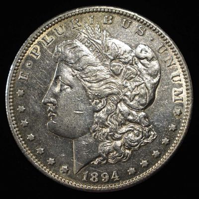 Sale Photo Thumbnail #241: 1894-S MORGAN DOLLAR AU