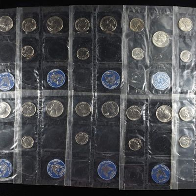 Sale Photo Thumbnail #329: (10) SMS SETS MISSING 50C & 1C