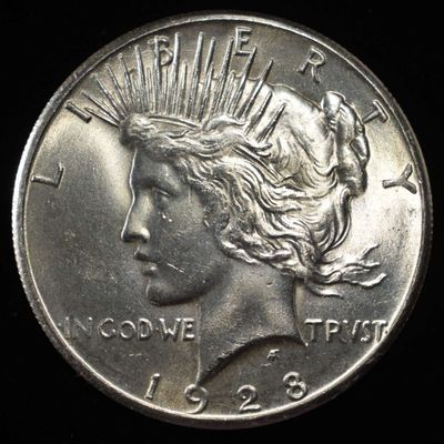 Sale Photo Thumbnail #273: 1928 PEACE DOLLAR CH BU