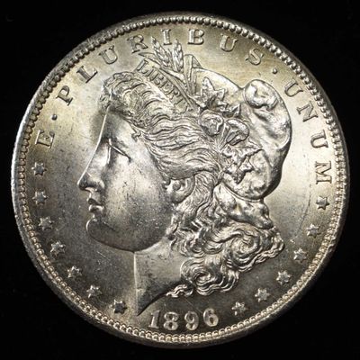 Sale Photo Thumbnail #245: 1896-S MORGAN DOLLAR CH BU