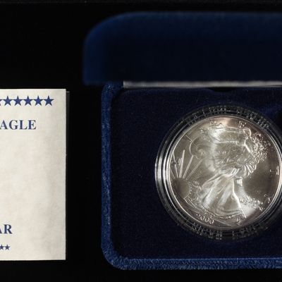 Sale Photo Thumbnail #301: 2000 AMERICAN SILVER EAGLE