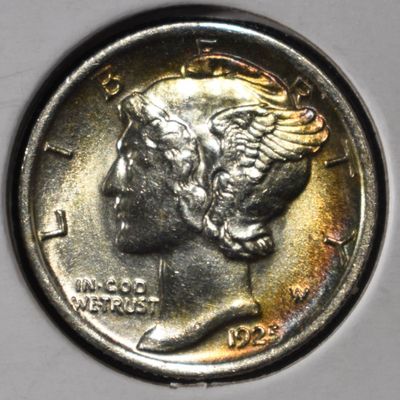 Sale Photo Thumbnail #176: 1925 MERCURY DIME CH BU FSB