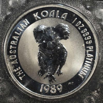 Sale Photo Thumbnail #433: 1989 KOALA 1 OZ 0.995 PLATINUM