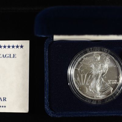 Sale Photo Thumbnail #299: 1998 AMERICAN SILVER EAGLE