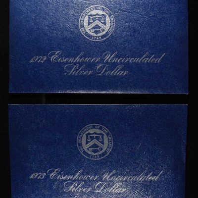 Sale Photo Thumbnail #319: 1972 & 1973 SILVER IKE BLUE PACKAGING