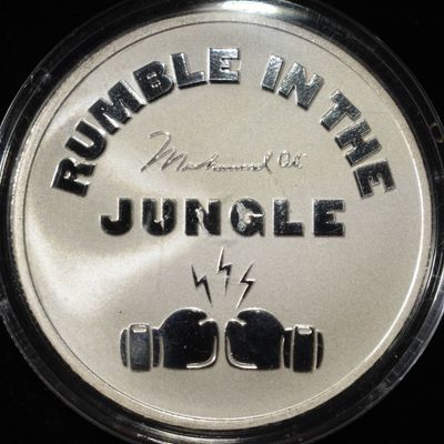Sale Photo Thumbnail #409: 2023 RUMBLE IN THE JUNGLE 1 OZ .999 SILVER ROUND