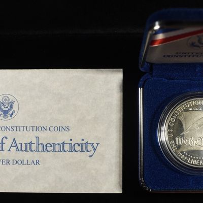 Sale Photo Thumbnail #290: 1987-S $1 CONSTITUTION COMMEM