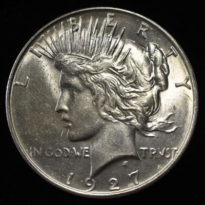 Sale Photo Thumbnail #271: 1927-D PEACE DOLLAR BU
