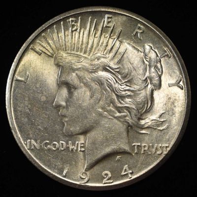 Sale Photo Thumbnail #267: 1924-S PEACE DOLLAR CH BU