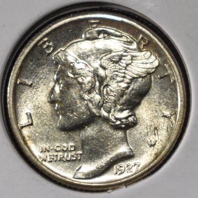 Sale Photo Thumbnail #181: 1927 MERCURY DIME BU FSB