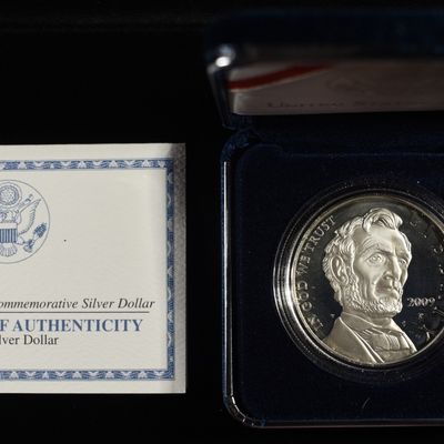 Sale Photo Thumbnail #295: 2009-P PROOF SILVER $1 LINCOLN COMMEM