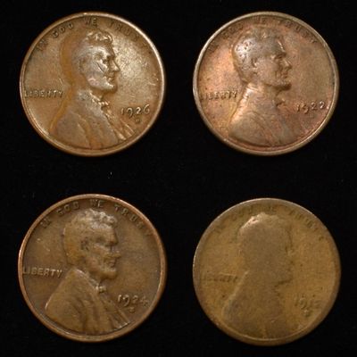 Sale Photo Thumbnail #135: 8 NICE EARLY SEMIKEY WHEAT CENTS