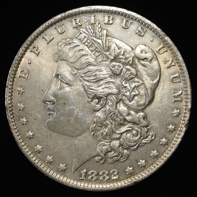Sale Photo Thumbnail #217: 1882-O/S MORGAN DOLLAR SHARP BU OLD CLEANING