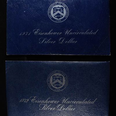 Sale Photo Thumbnail #315: 1971 & 1972 SILVER IKE BLUE PACKAGING
