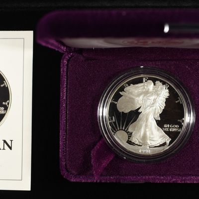 Sale Photo Thumbnail #297: 1991-S AMERICAN SILVER EAGLE PROOF