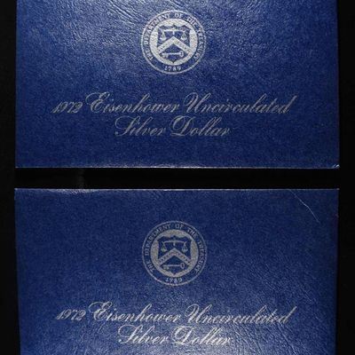 Sale Photo Thumbnail #318: (2) 1972 SILVER IKE BLUE PACKAGING