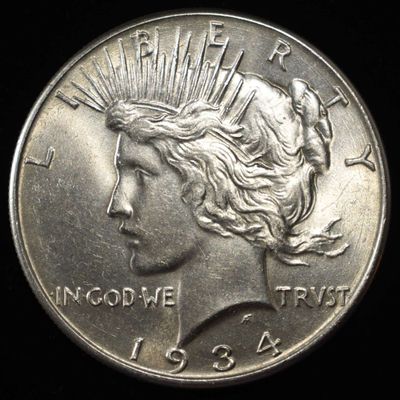 Sale Photo Thumbnail #275: 1934 PEACE DOLLAR CH BU