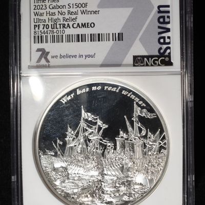 2023 GABON TIME FLIES NGC PF-70 ULTRA CAMEO