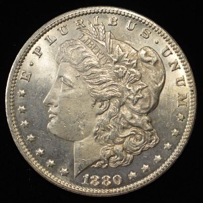 Sale Photo Thumbnail #214: 1880-CC REV. 78 MORGAN DOLLAR CH BU