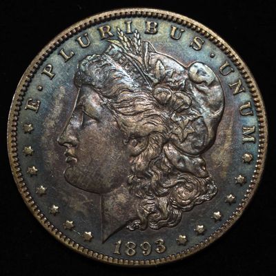 Sale Photo Thumbnail #238: 1893-O MORGAN DOLLAR NICE ORIG UNC GREAT COLOR